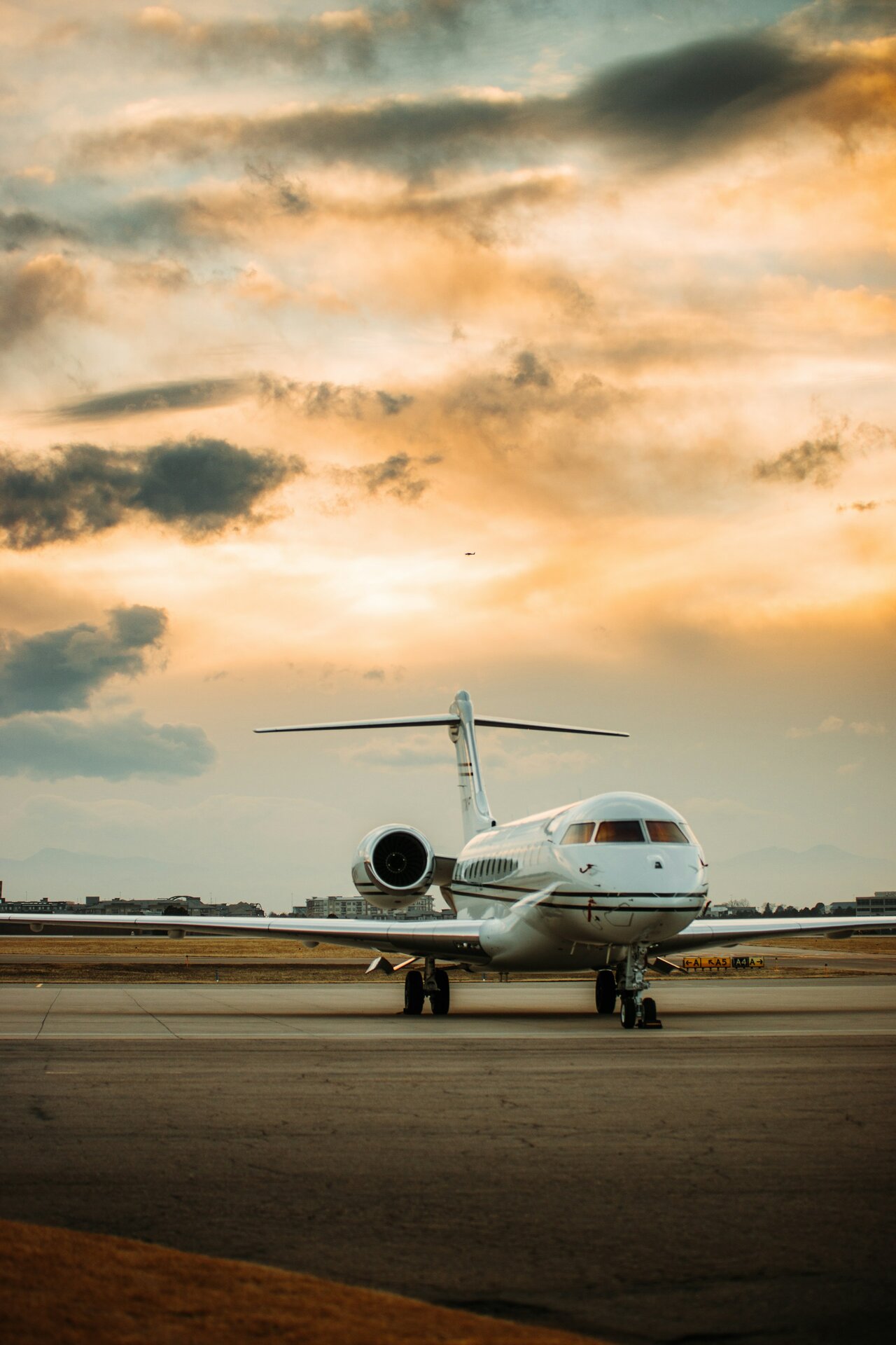 Ein Privatjet