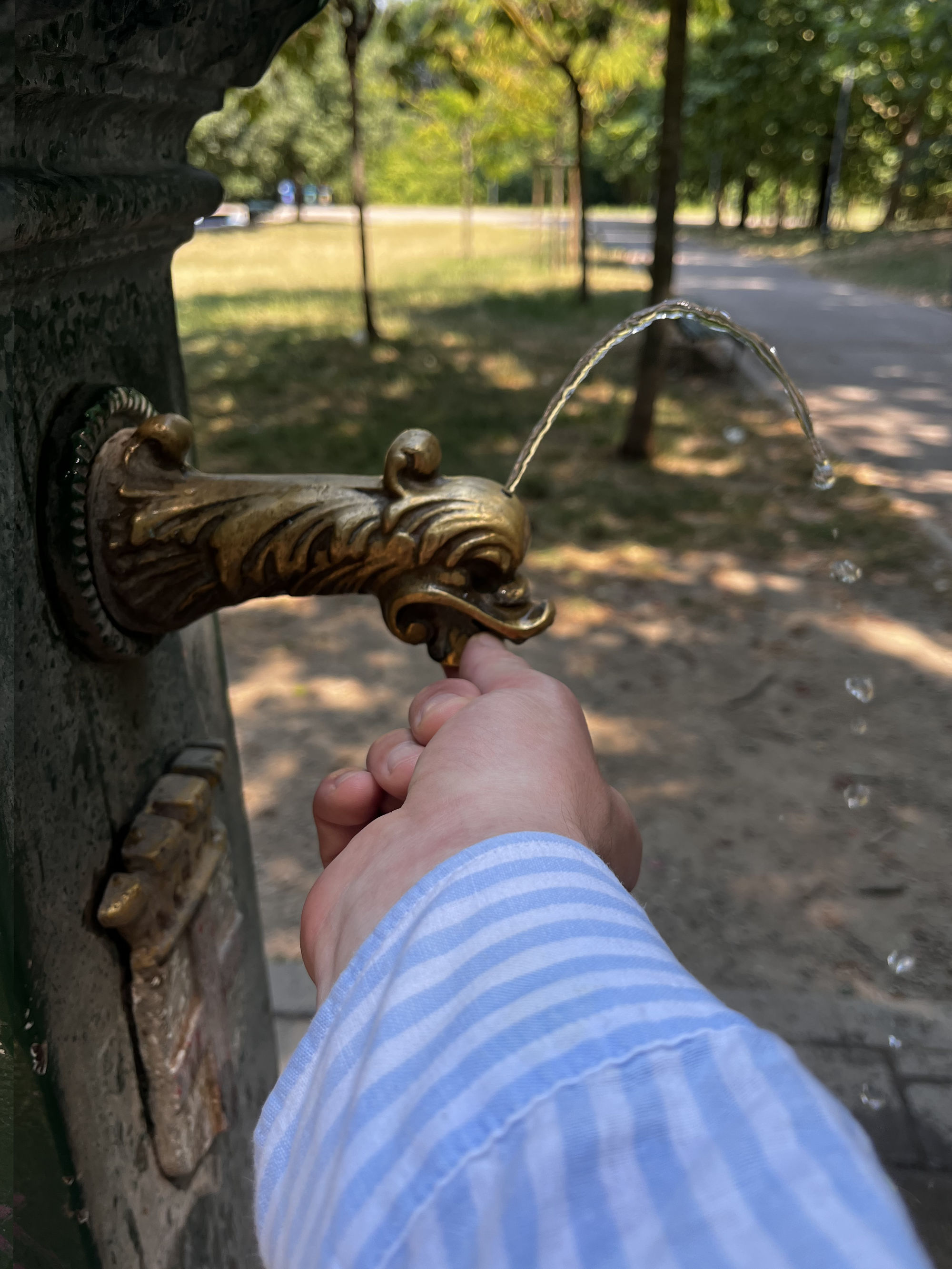 Öffentliche Trinkwassersäule in Mailand