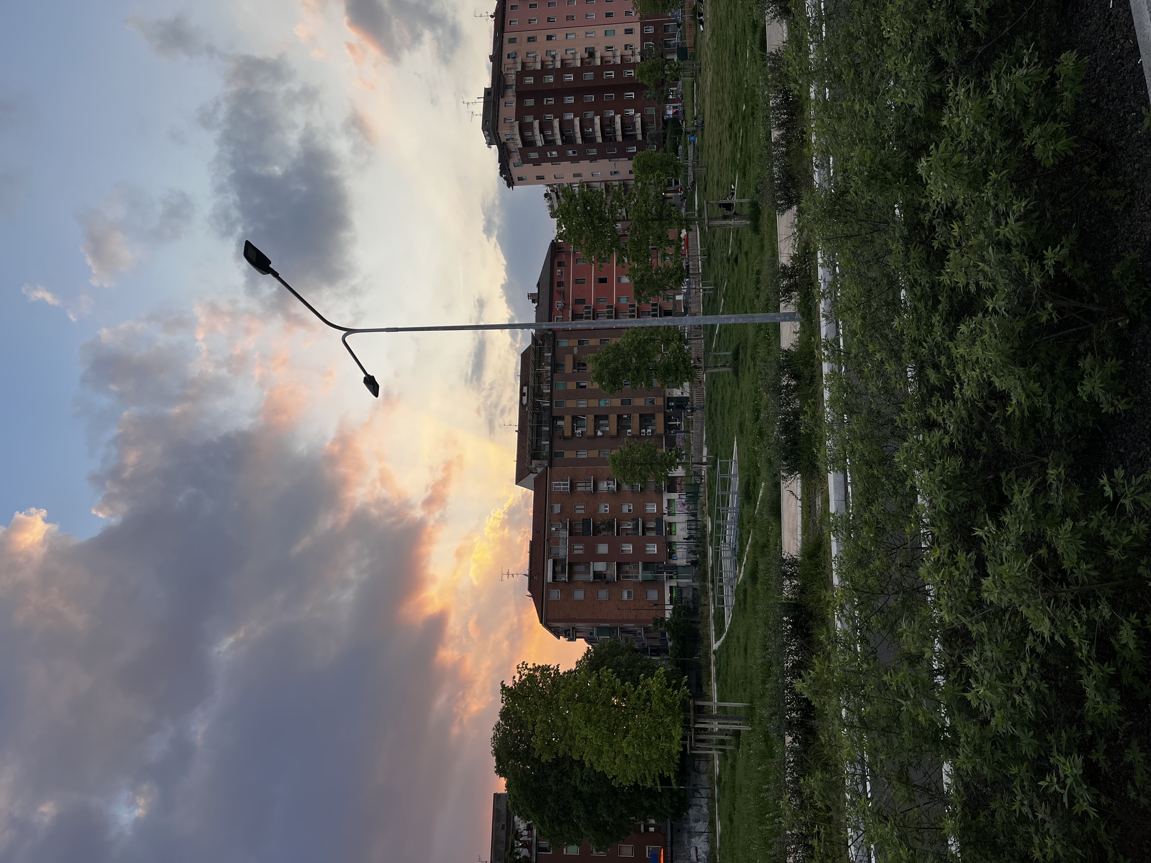 Sonnenuntergang in Mailand